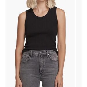 AGOLDE Women's Poppy Scoop Neck Ribbed Tank